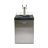 KegLand Series X Kegerator with Stainless Steel Tower with NUKATAPs