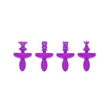 CUISIPRO - Mini Pop Mold Farm 4pc/Set 2oz/60ml Purple