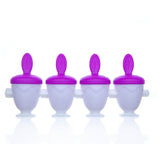 CUISIPRO - Mini Pop Mold Farm 4pc/Set 2oz/60ml Purple