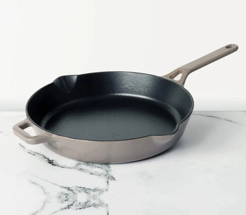 Meyer 26cm Cast Iron Skillet, Enamel Finish, grey