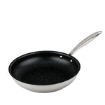 Accolade 24cm SS fry pan w/non-stick-Dark Granite