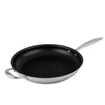 Accolade 32cm SS fry pan w/non-stick-Dark Granite