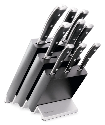 Classic Ikon - 10 pcs. Knife Block Set - Black Block