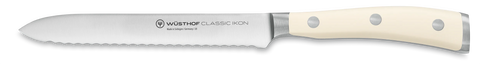 Classic Ikon Crème - 5" Serrated Utility Knife