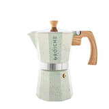 Stovetop Espresso Milano Stone Coffee Maker 6 cup