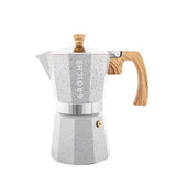 Stovetop Espresso Milano Stone Coffee Maker 6 cup