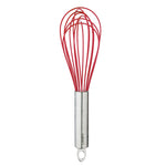 CUISIPRO - Balloon Whisk (8 wires) 10"/25.4cm Silicone Red