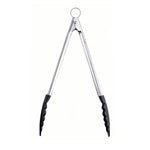 CUISIPRO - Locking Tongs 12"/30.5cm Silicone Black