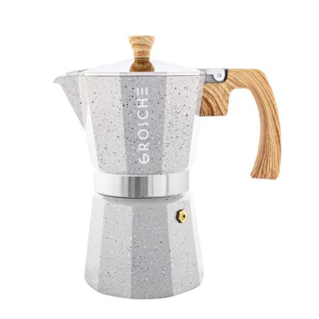 Stovetop Espresso Milano Stone Coffee Maker 9 cup