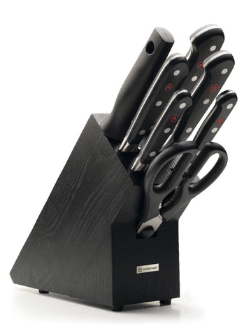 Classic - 8 pcs. Knife Block Set - Black Block