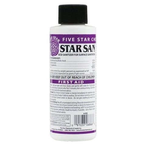 FIVE STAR-STAR SAN-4oz