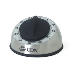 CDN Timer Mechanical Heavy Duty 1hr (min Scale) Silver